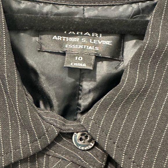 Tahari Pinned Stripped Shirt Dress Women’s Size 10 - Picture 3 of 3